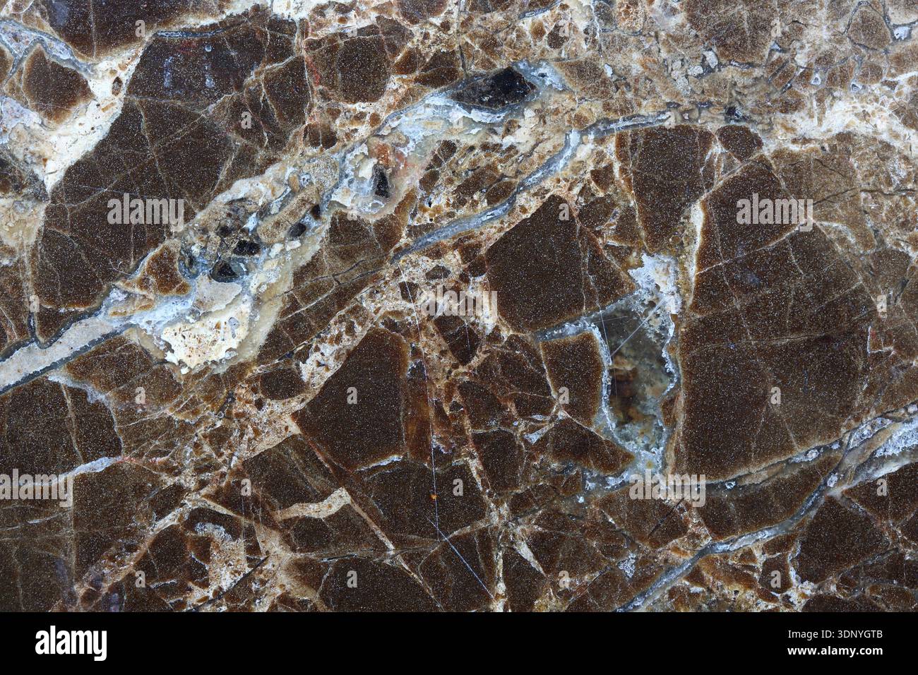 Dark Brown marble pattern for background and design. Stock Photo