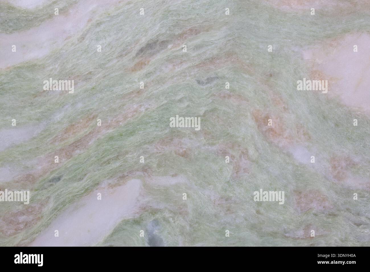 White, green and brown marble pattern texture background for design. Stock Photo