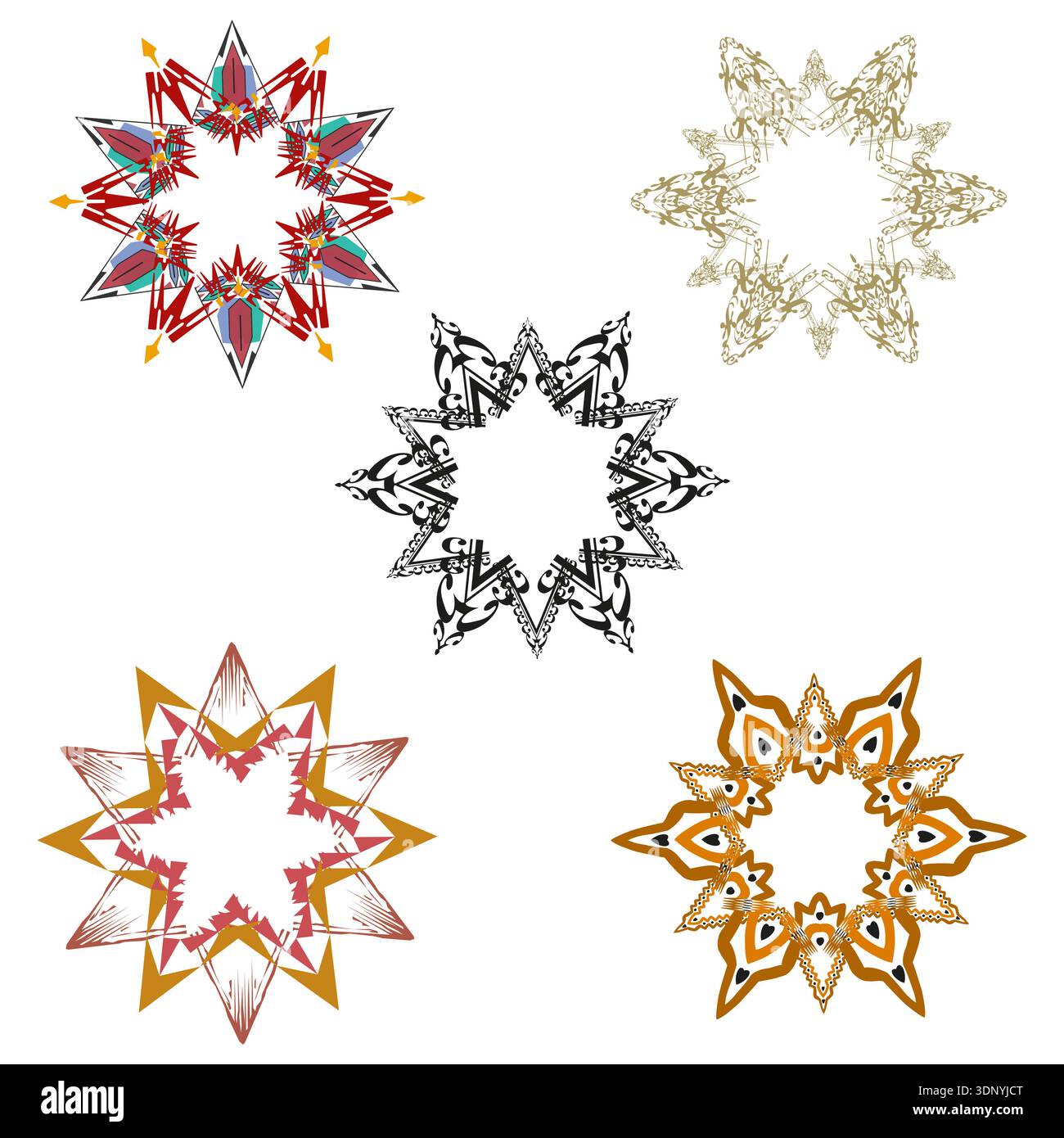Pastel star cluster. Soft colors blend. Gentle star icon. Vector symbol ...