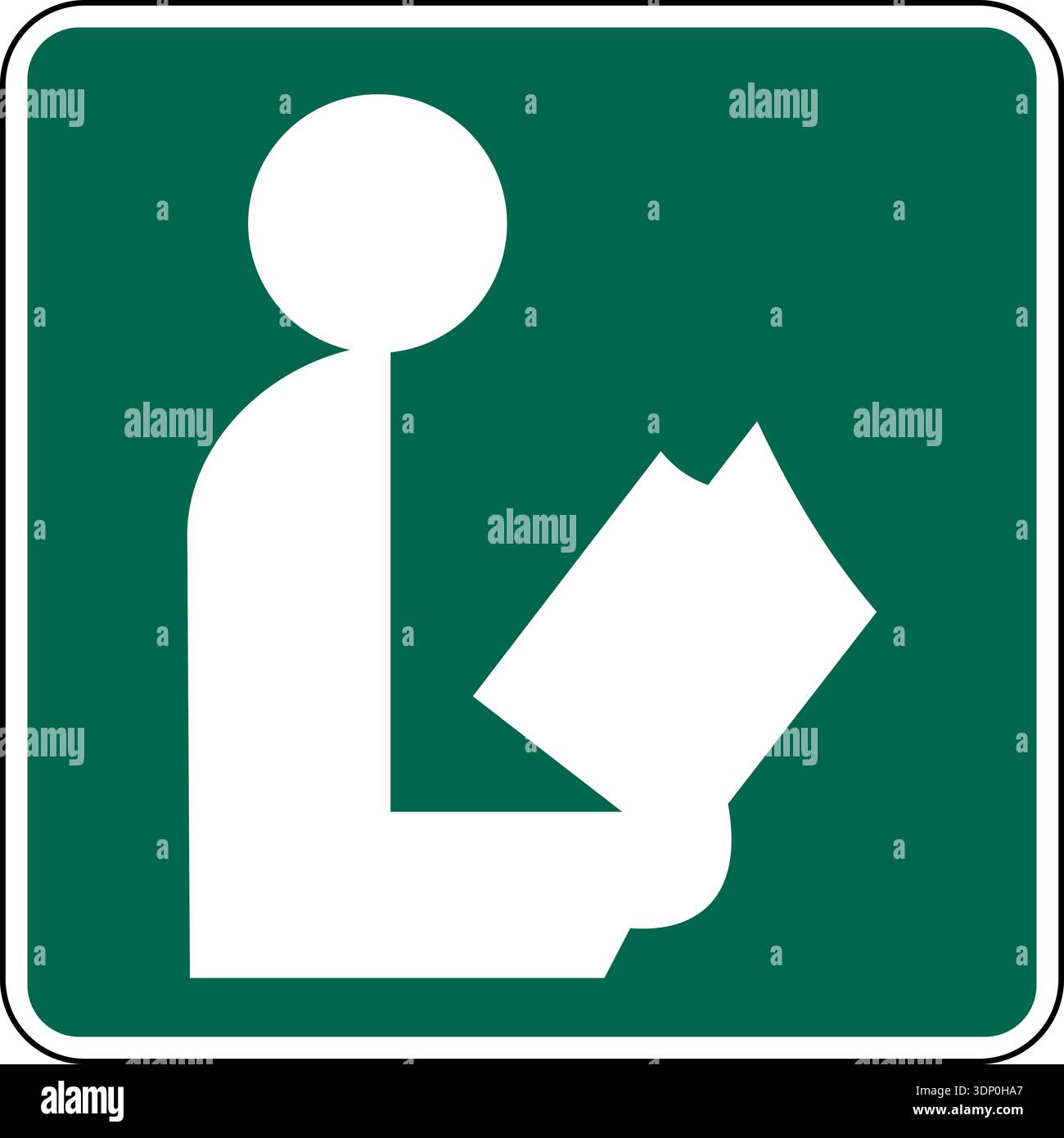 Library sign direction street Stock Vector Images - Alamy