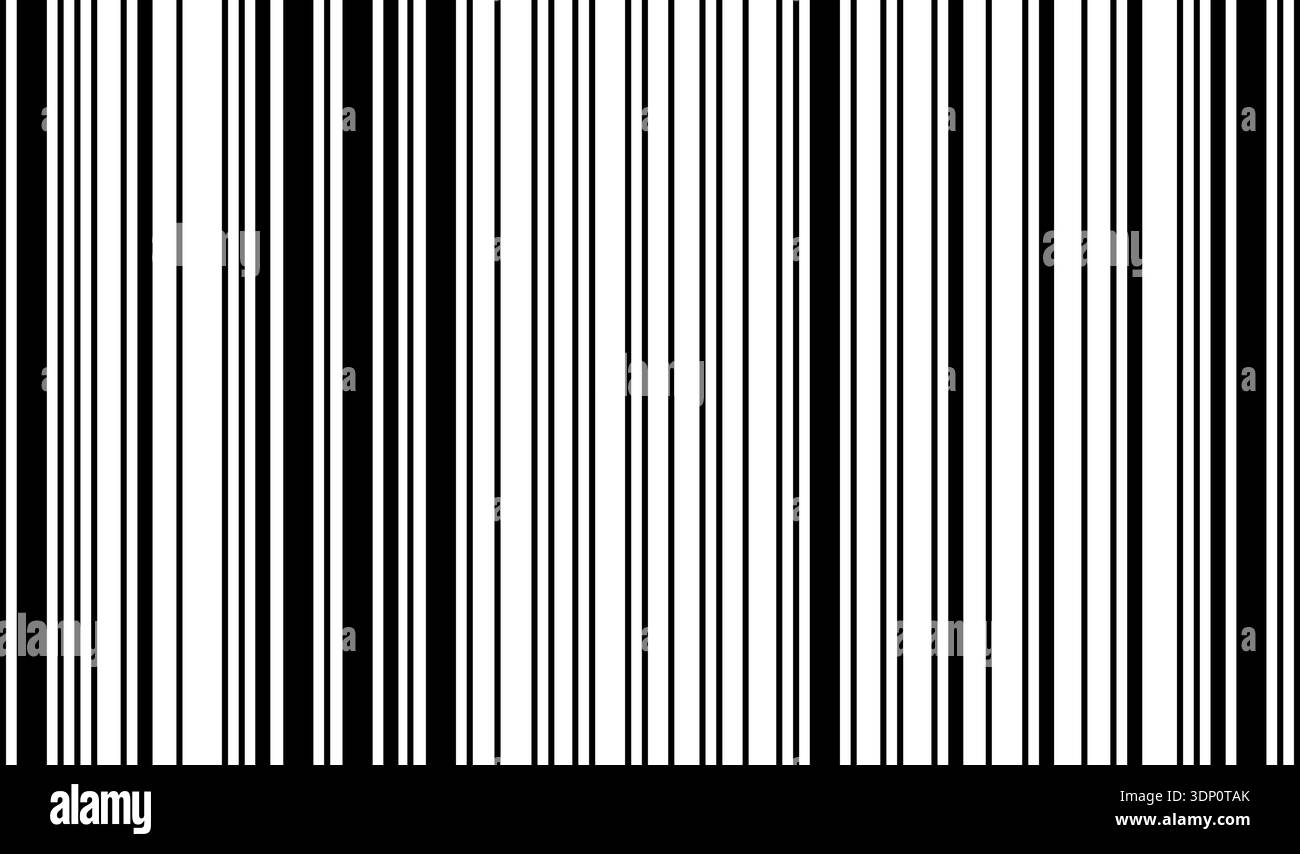 Striped barcode label template for scanning isolated on white ...