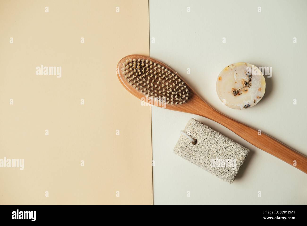 Gentle Skincare Environment Showcasing Sustainable Tools And Calming Aesthetic For Selfcare Stock Photo