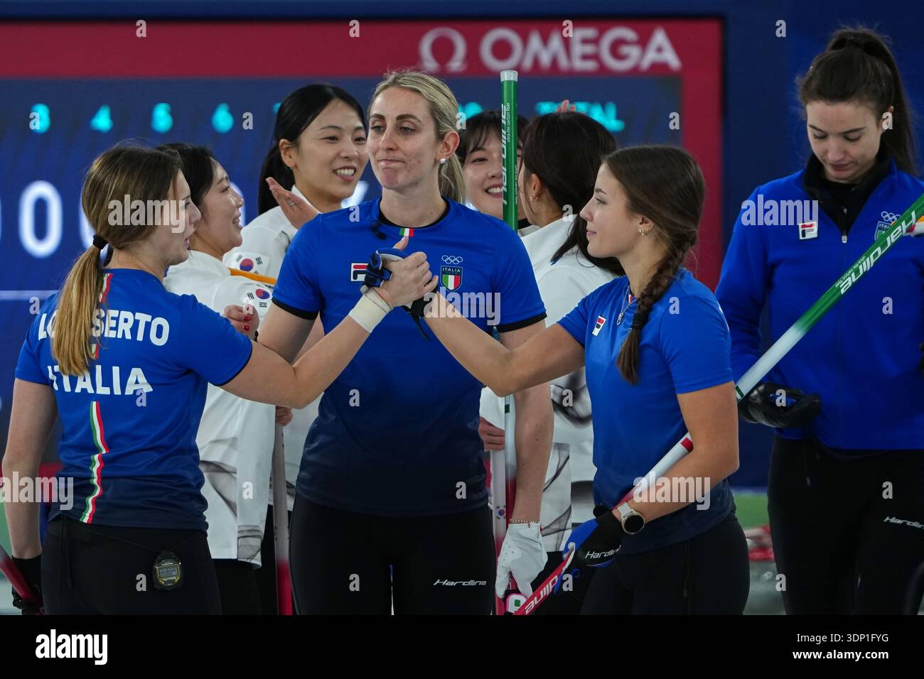 Italy's Elena Mathis, Giulia Zardini Lacedelli, Marta Lo Deserto, and ...