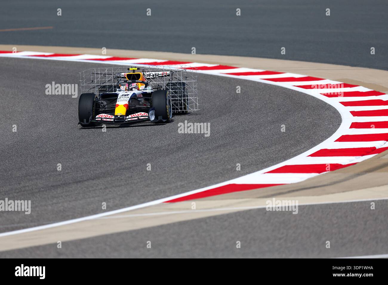 Vcarb Bahrain Testing Liam Lawson of New Zealand driving Racing Bulls VCARB 03 Red Bull Ford ...