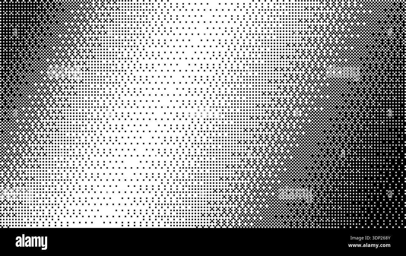 Bitmap effect Halftone Texture Gradient Pixel Dot. For web design app ...