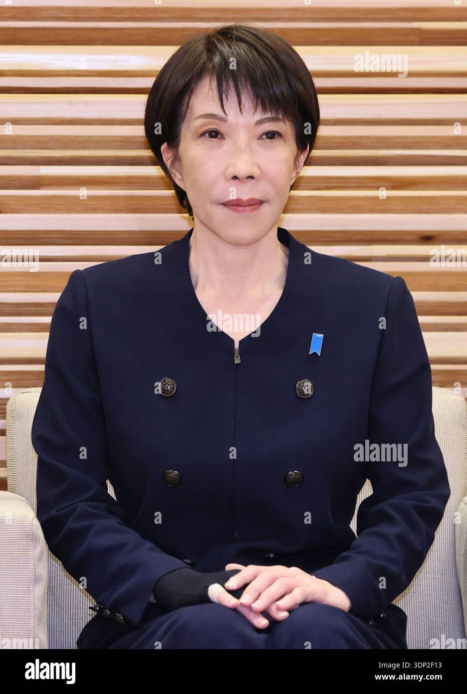 Japanese Rime Minister Japanese Prime Minister Sanae Takaichi attends a cabinet meeting at ...