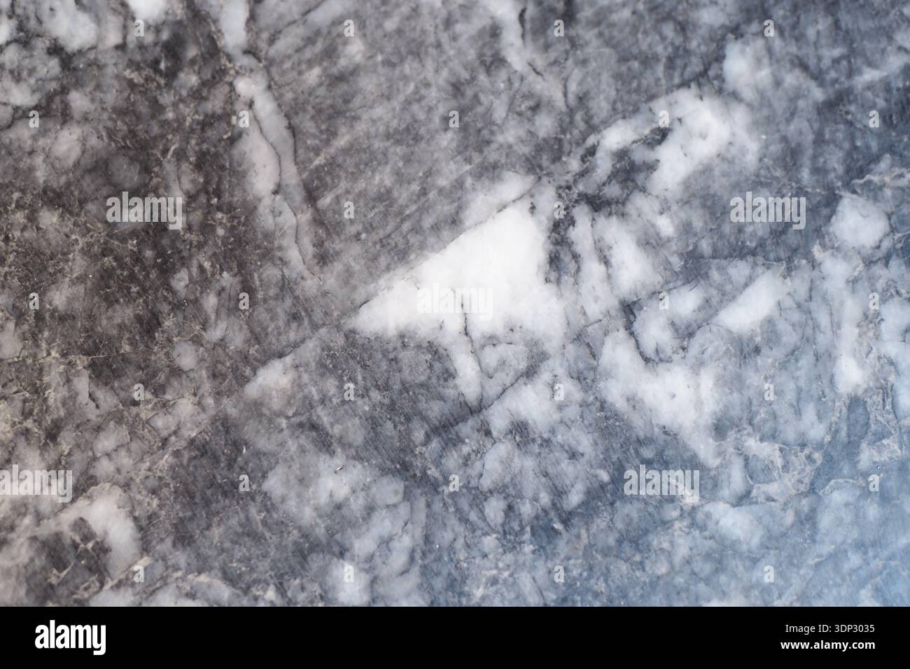 Dark and light marble surface with natural patterns Stock Photo