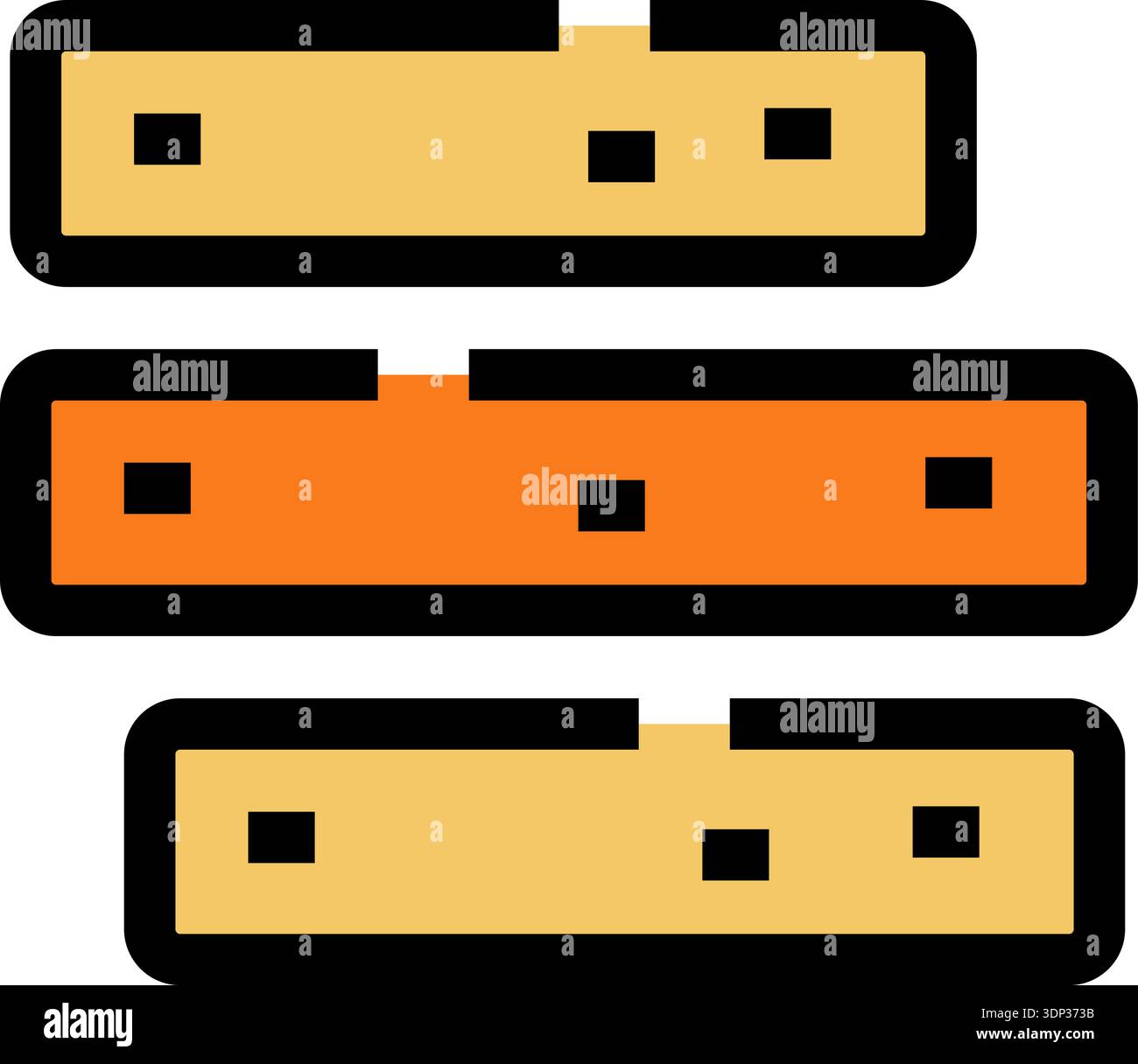 Stacked server rack data hi-res stock photography and images - Alamy