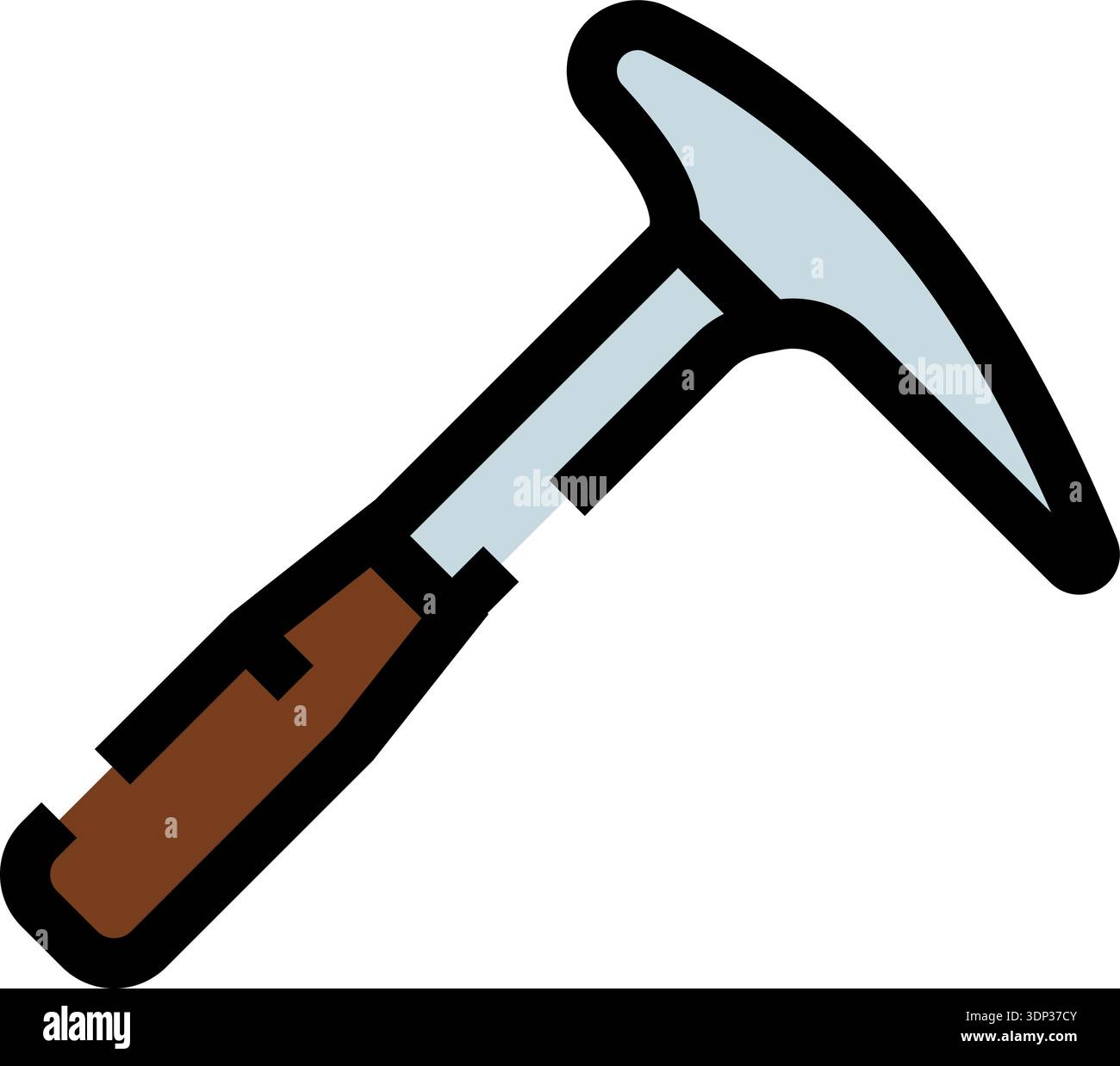 Geological hammer icon representing earth science fieldwork Stock ...