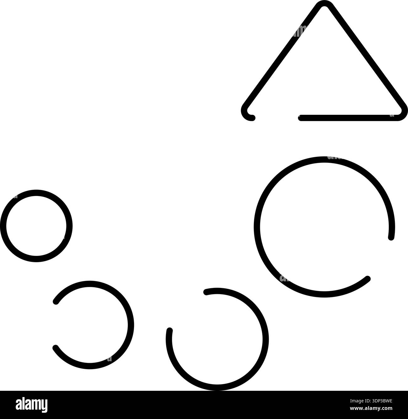 Evolution of shape from circle to upward arrow Stock Vector Image & Art ...