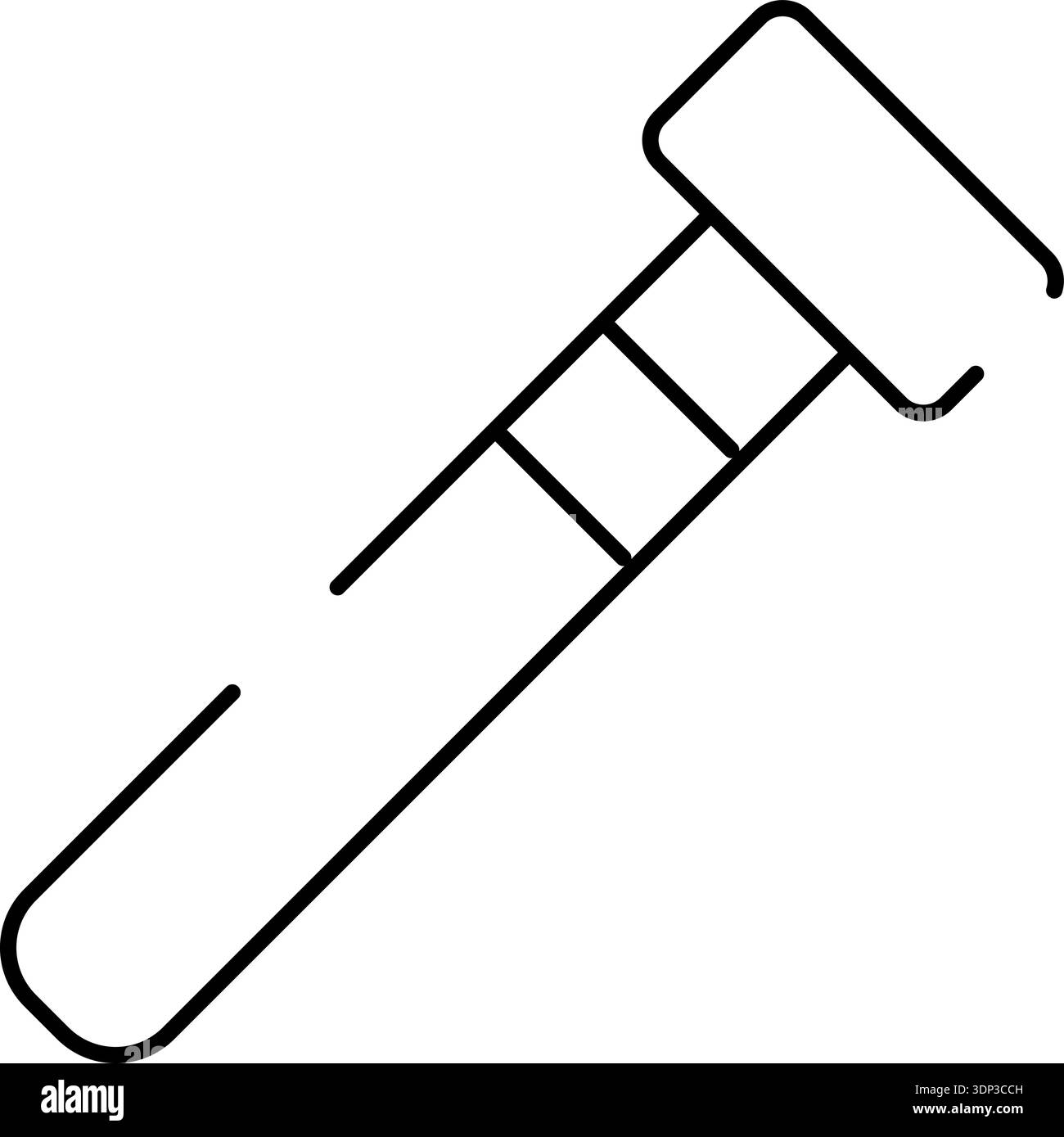 Lab test tube vial line art icon Stock Vector Image & Art - Alamy
