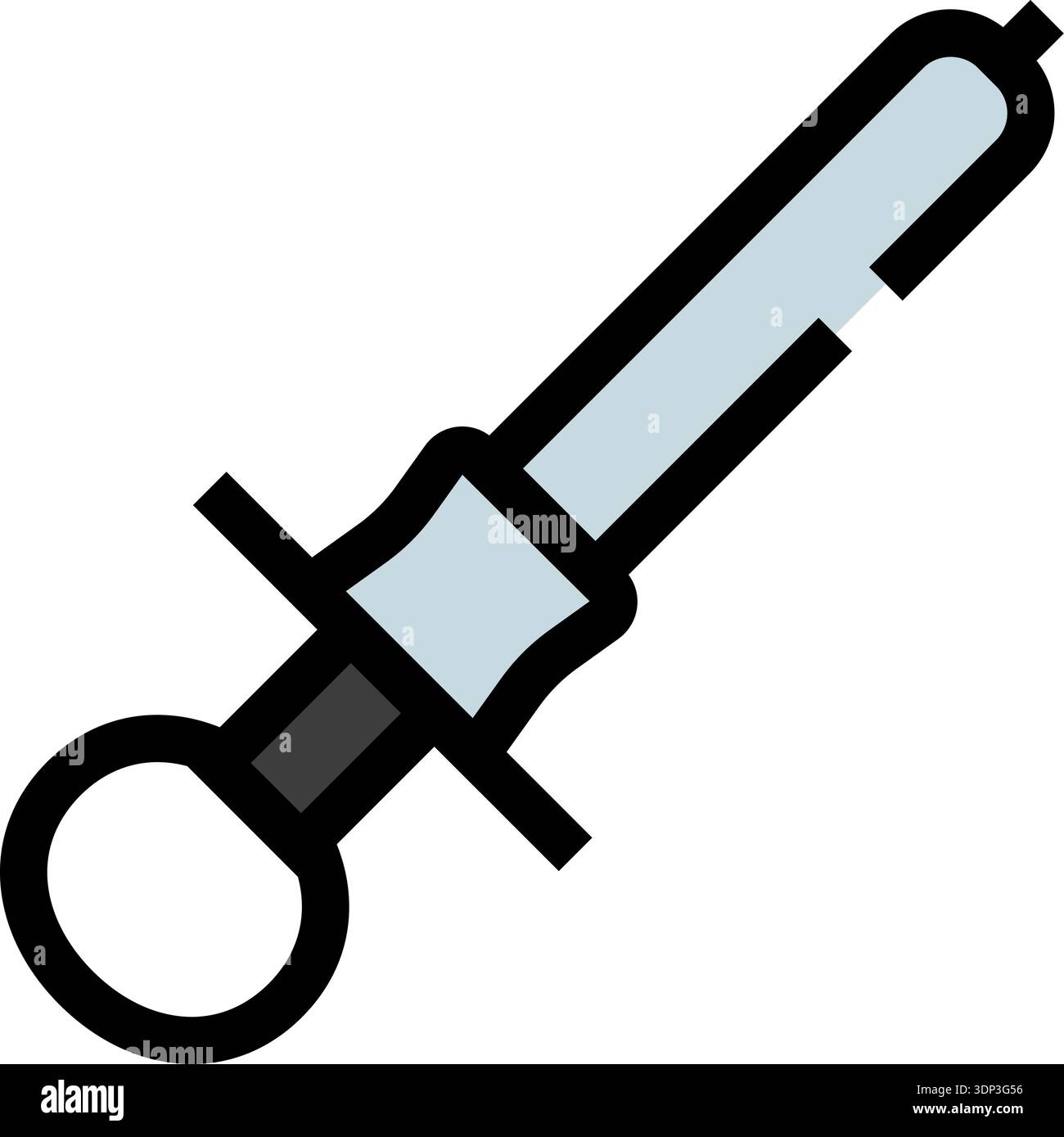 Medical dropper icon symbolizing liquid dosing and treatment Stock ...