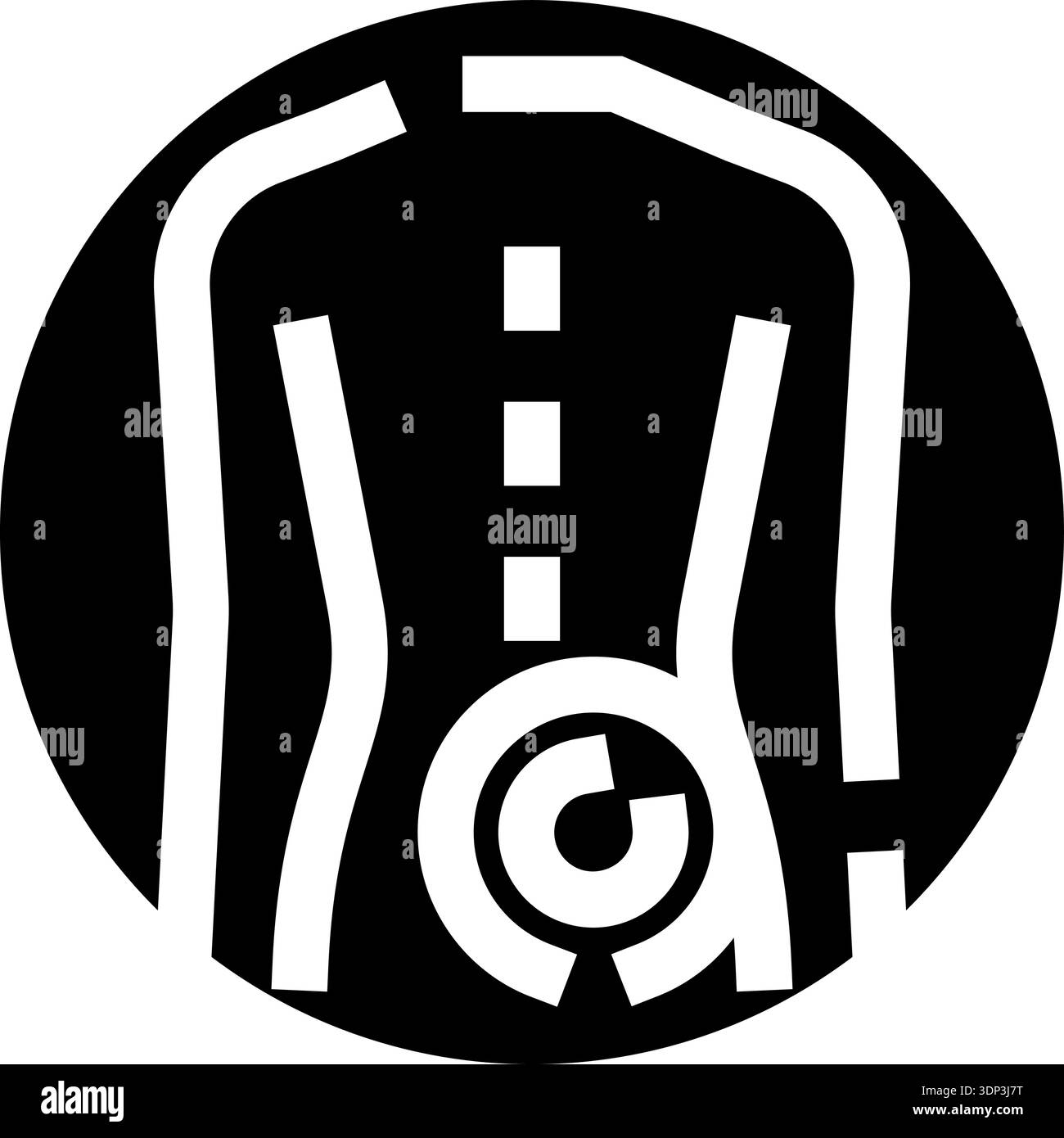 Human spine showing lower back pain icon Stock Vector Image & Art - Alamy
