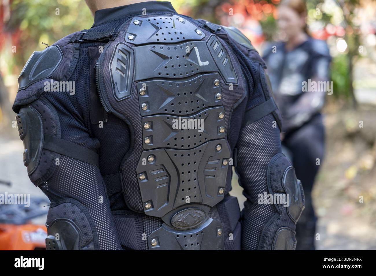 Focused biker wearing black hi-res stock photography and images - Alamy