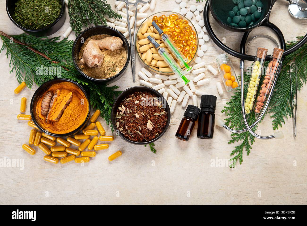 Medicinal plants background hi-res stock photography and images - Alamy