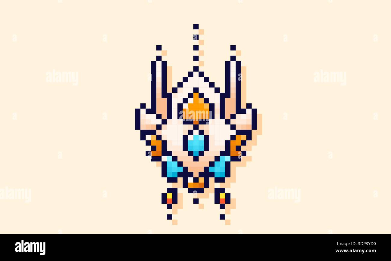 Pixel art 8 bit color interstellar Stock Vector Image & Art - Alamy