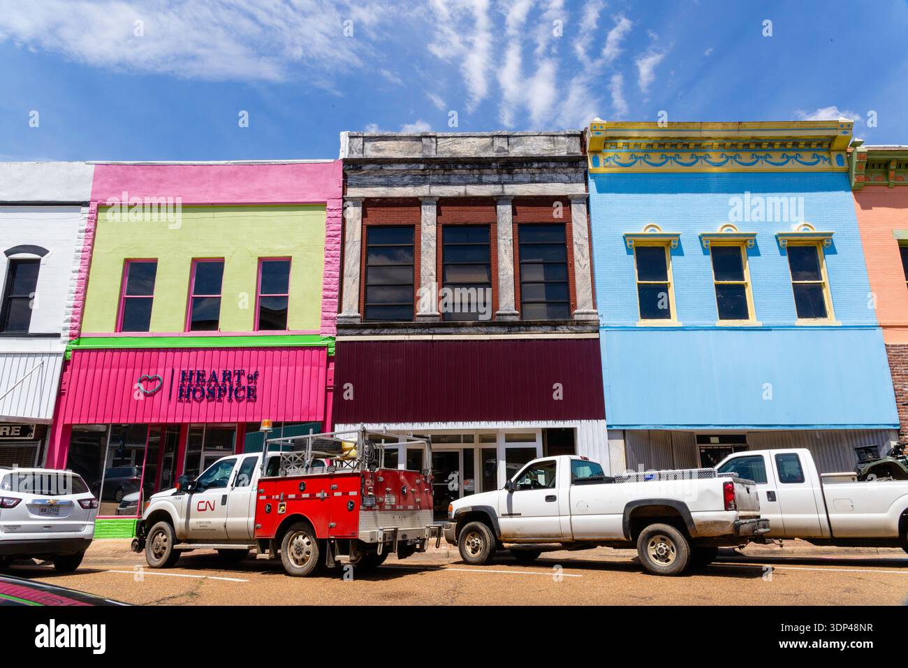 Regency Storefront Historic storefronts line main hi-res stock photography and images - Alamy