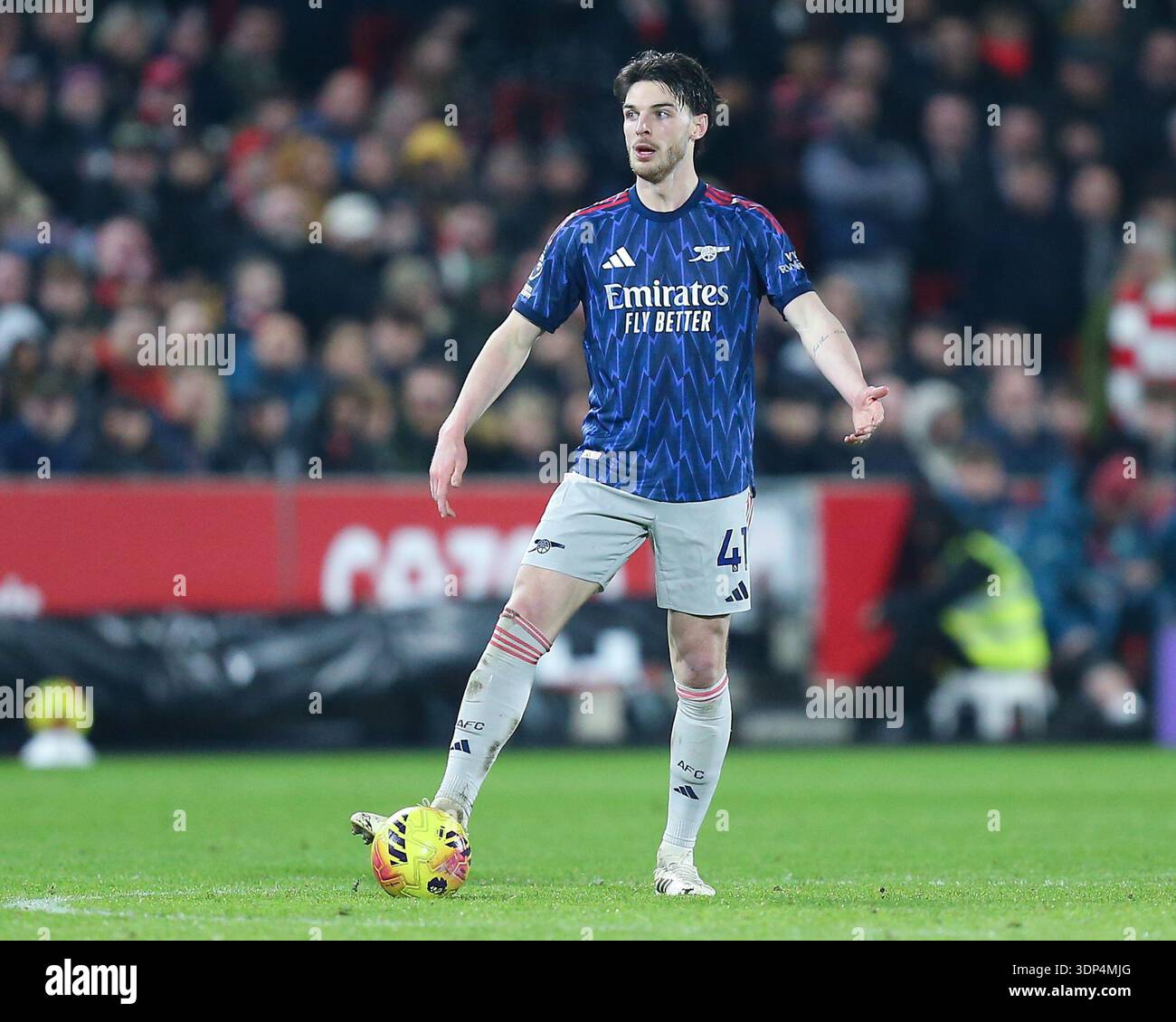 London, England, February 12 2026: Declan Rice (41 Arsenal) during the ...