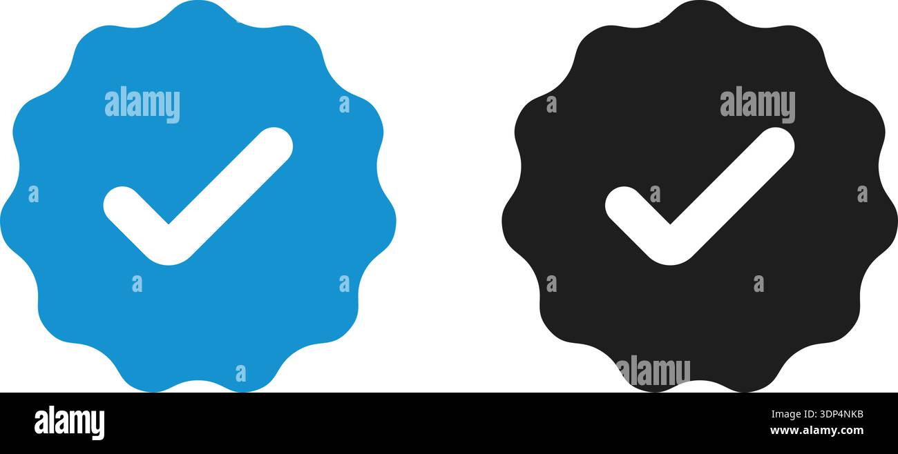 5000D790904 5500D780202 画像確認用 Verified blue tick Stock Vector Images - Alamy