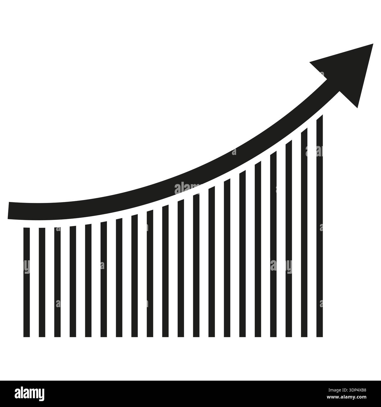 Professional growth chart icon. Successful global business symbol ...