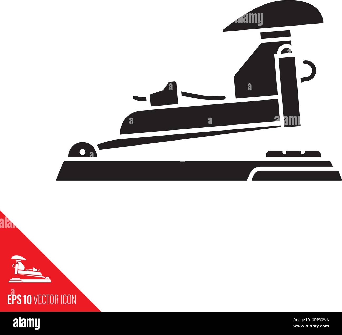 Office stapler vector glyph icon Stock Vector