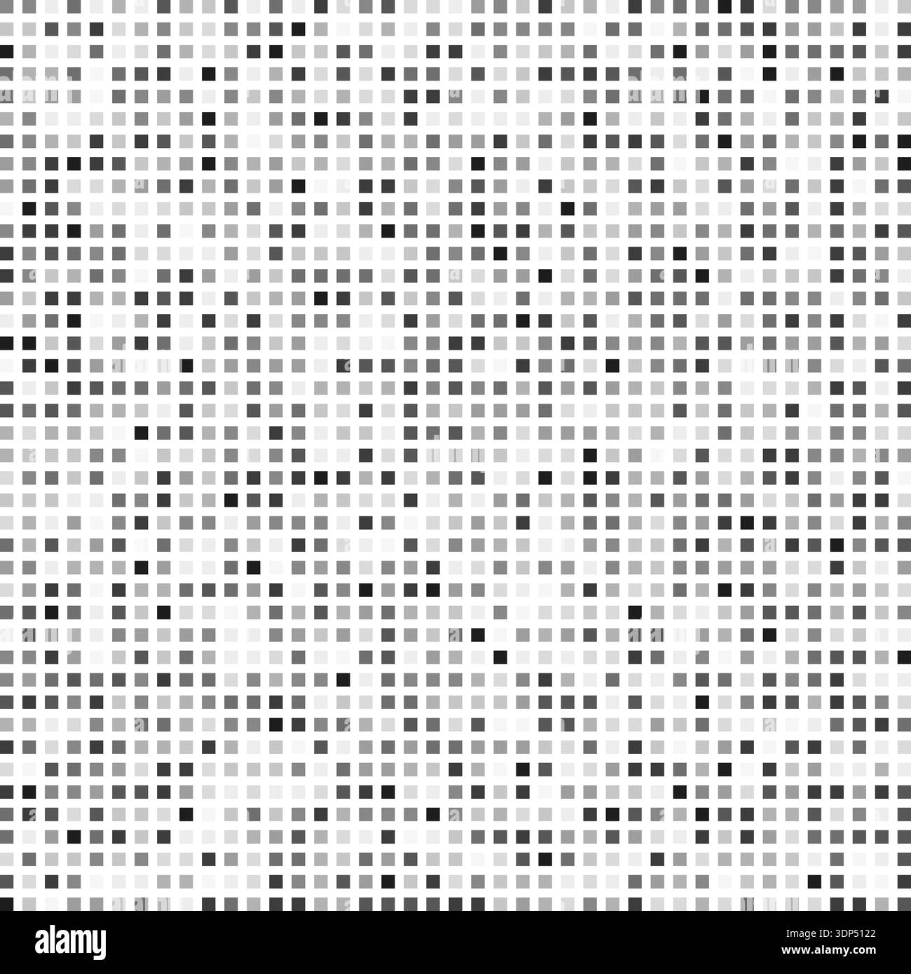 Light pixel background. Grey square grid. White mosaic Vector. Clean ...