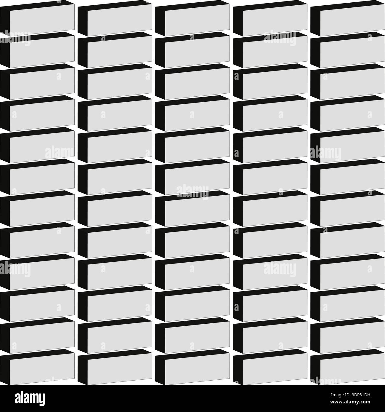 Sophisticated brickwork patterns. Geometrical meshwork Vector. Symmetrical gray textures. Accurate block representations. EPS 10. Stock Vector