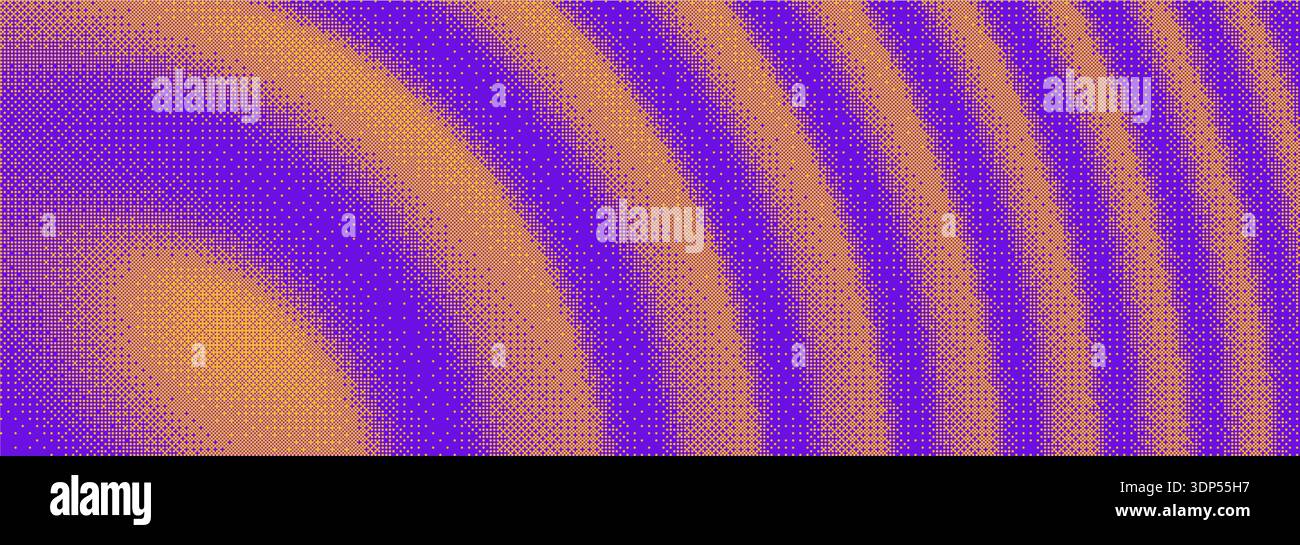 Abstract halftone pattern with gradient dots creating dynamic background texture for modern graphic design projects and digital artwork presentations Stock Vector