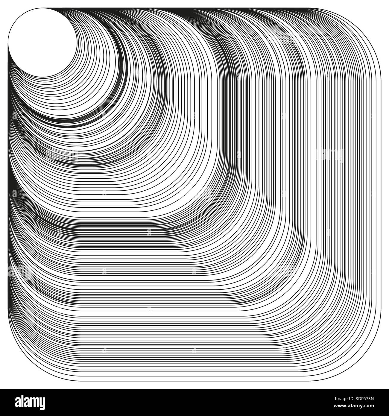 Square tunnel icon. Wireframe corridor vector. Deep perspective art. Geometric path shape. Stock Vector