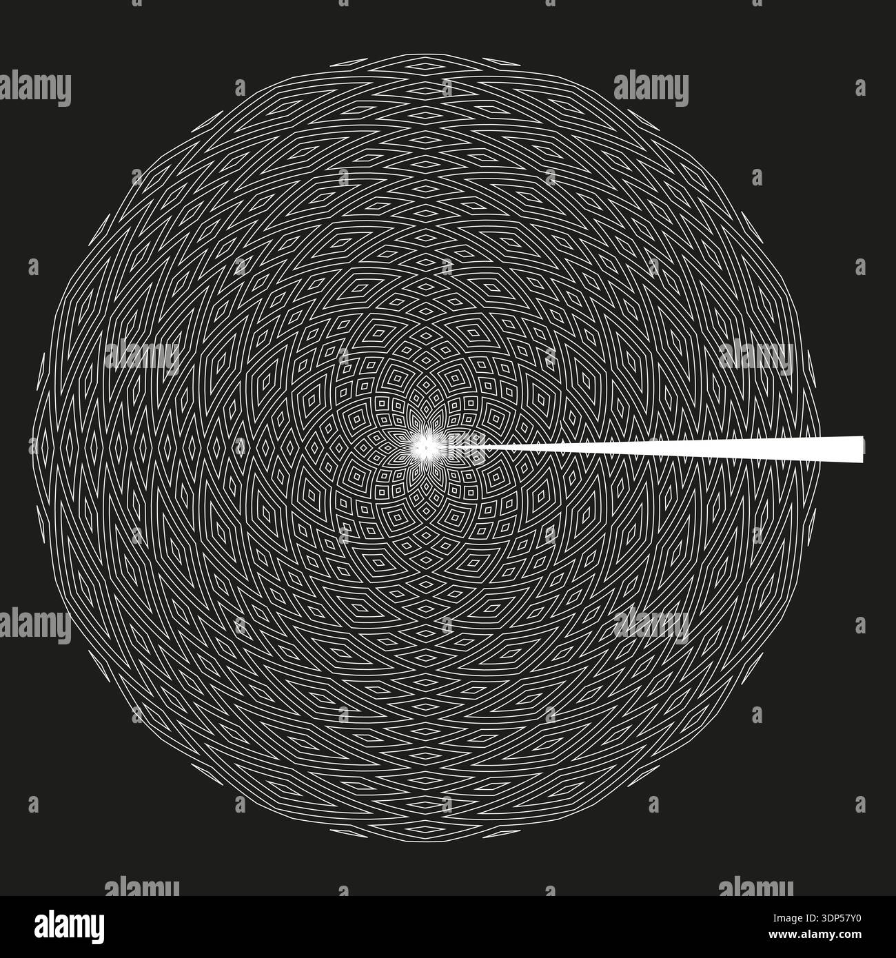 Radar screen icon. Sonar scan vector. Digital grid target. Detection ...