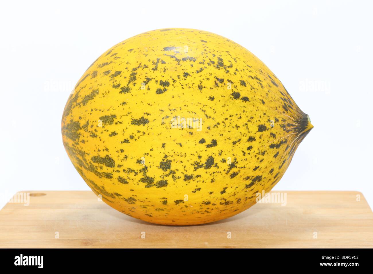 yellow honey melon isolated on white background Stock Photo