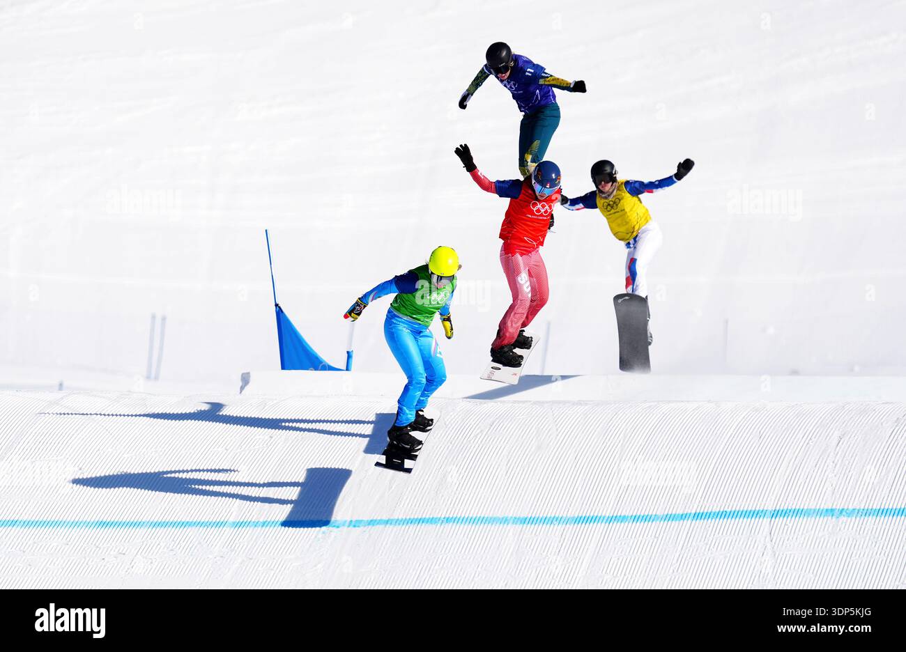 (left to right) Italy's Michela Moioli, Switzerland's Noemie Wiedmer ...