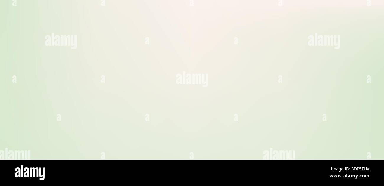 Light Cream Green Spring Gradient Background Stock Vector
