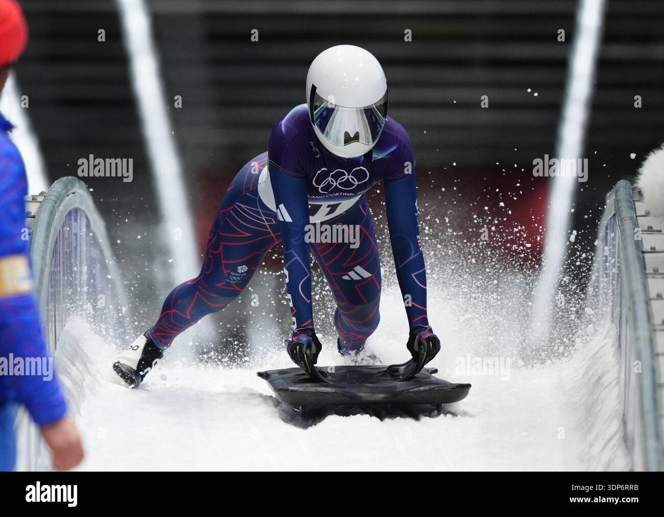 Sam Tarbit Great Britain's Freya Tarbit during heat one of the Women's Skeleton at ...