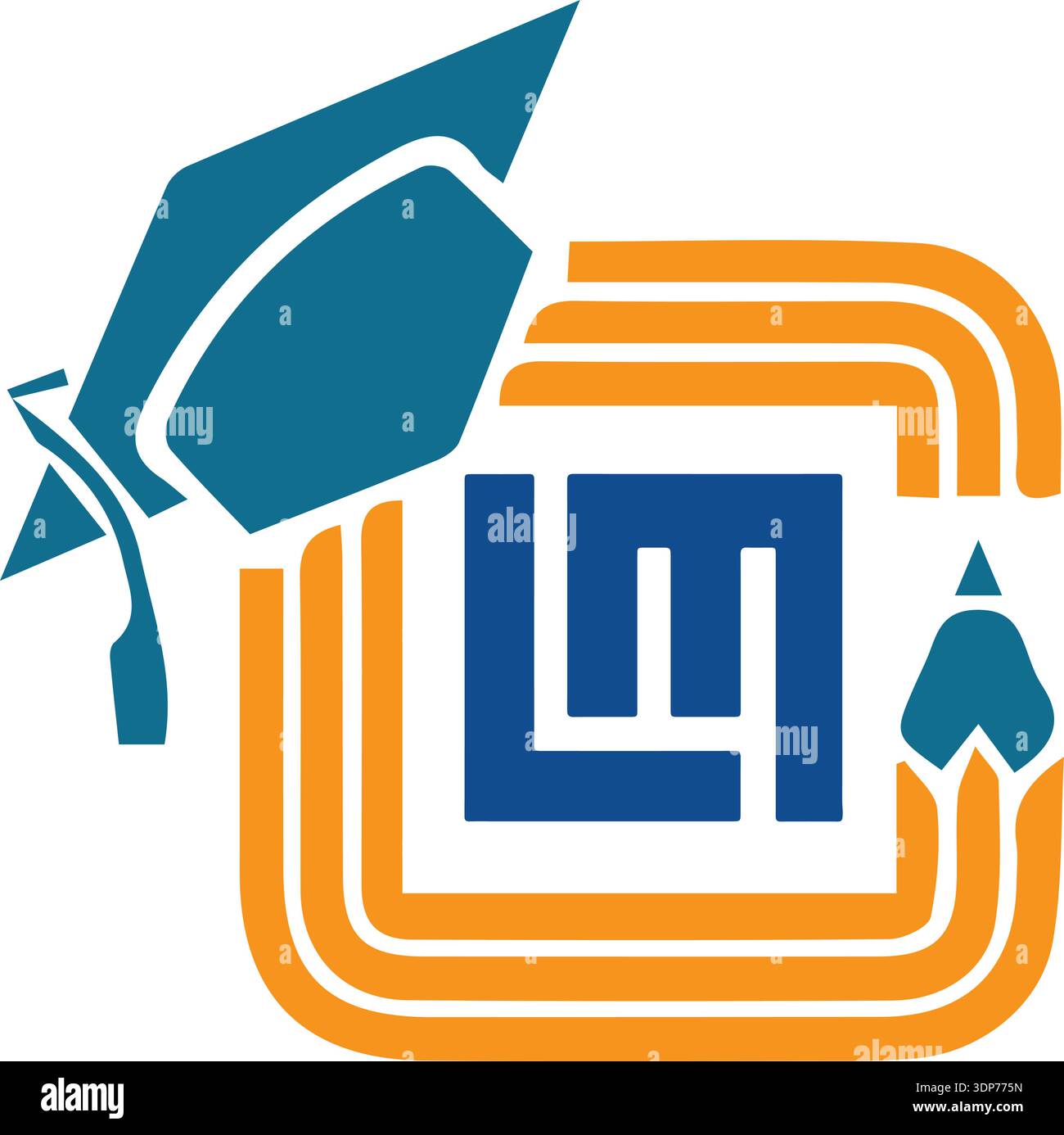 Education pen logo design vector Stock Vector