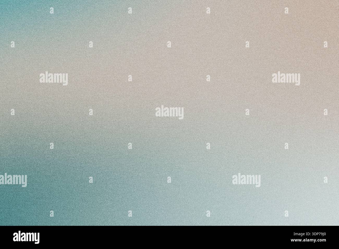 Gradient background with soft teal and tan grain texture Stock Photo