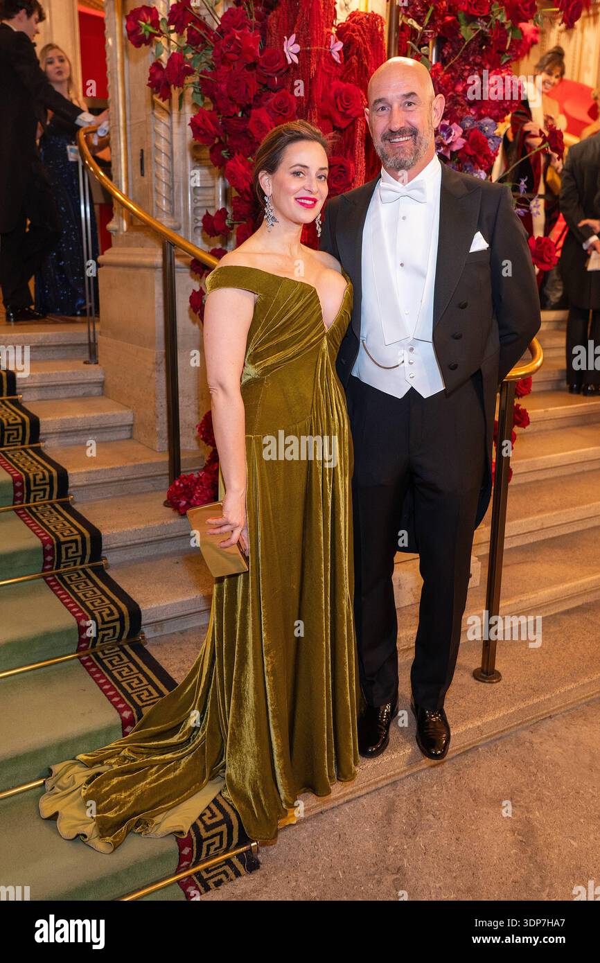 Vienna, Austria. 12th Feb, 2026. Vienna Opera Ball 2026 at Vienna State  Opera in Vienna, Austria, on 12 February 2026. Lena HOSCHEK with Freund  Vincent. - 20260212 PD32897 Credit: APA-PictureDesk/Alamy Live News Stock  Photo - Alamy