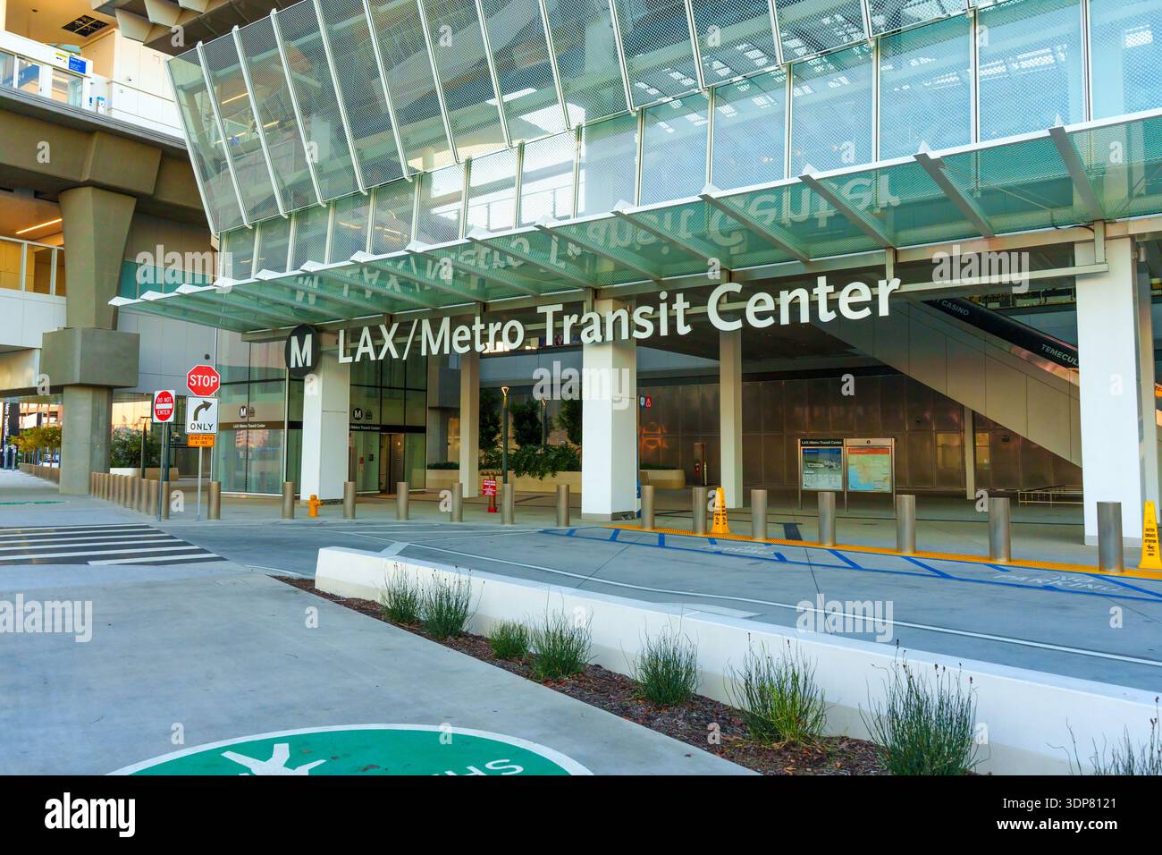 Los Angeles, California - January 12, 2026: Modern LAX/Metro Transit ...