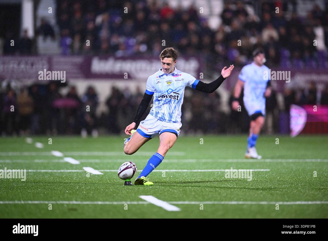 Iban Laclau of Stade Montois during the Pro D2 match between Soyaux and ...