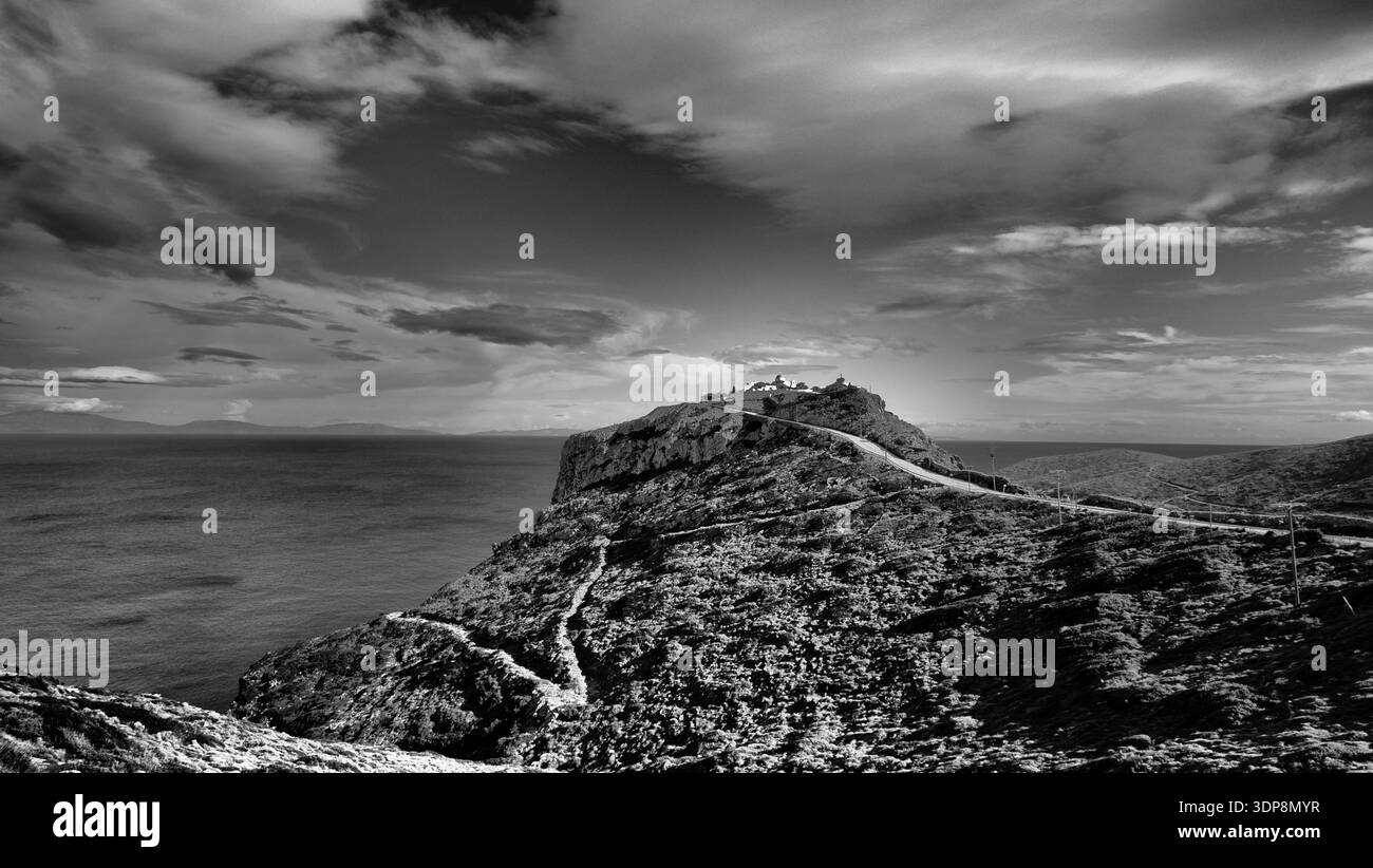 Coastal scenic road europe Black and White Stock Photos & Images - Alamy