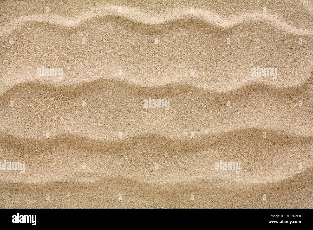 Beach sand background. Natural seashore texture surface Stock Photo