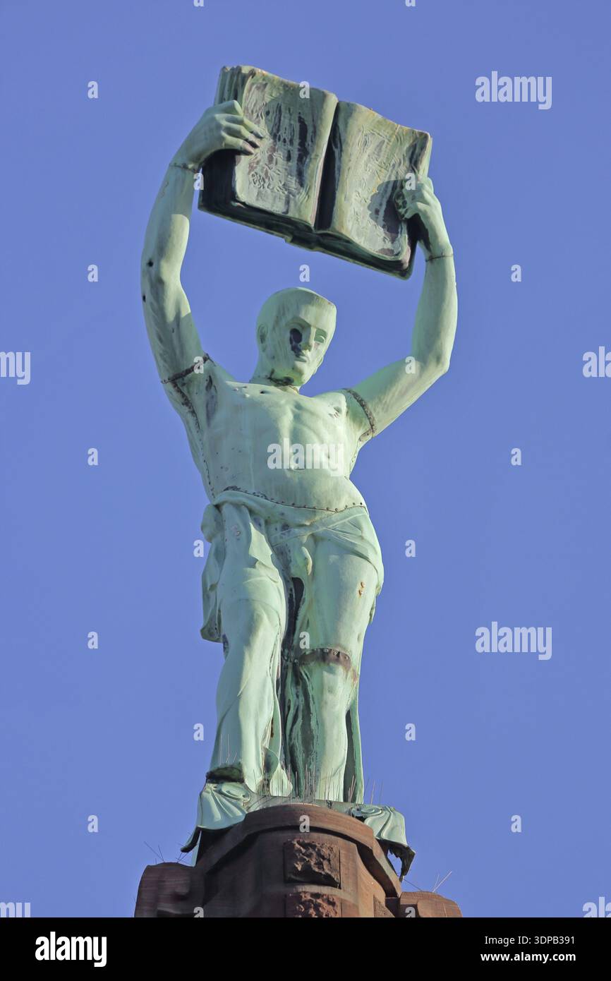 Philipp Modrow Sculpture The knowledge of Philipp Modrow 1909, modern art, metal ...