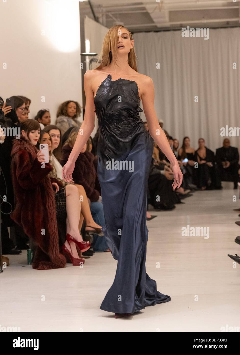 New York, NY, February 13, 2026: Model walks runway for Christian Cowan ...