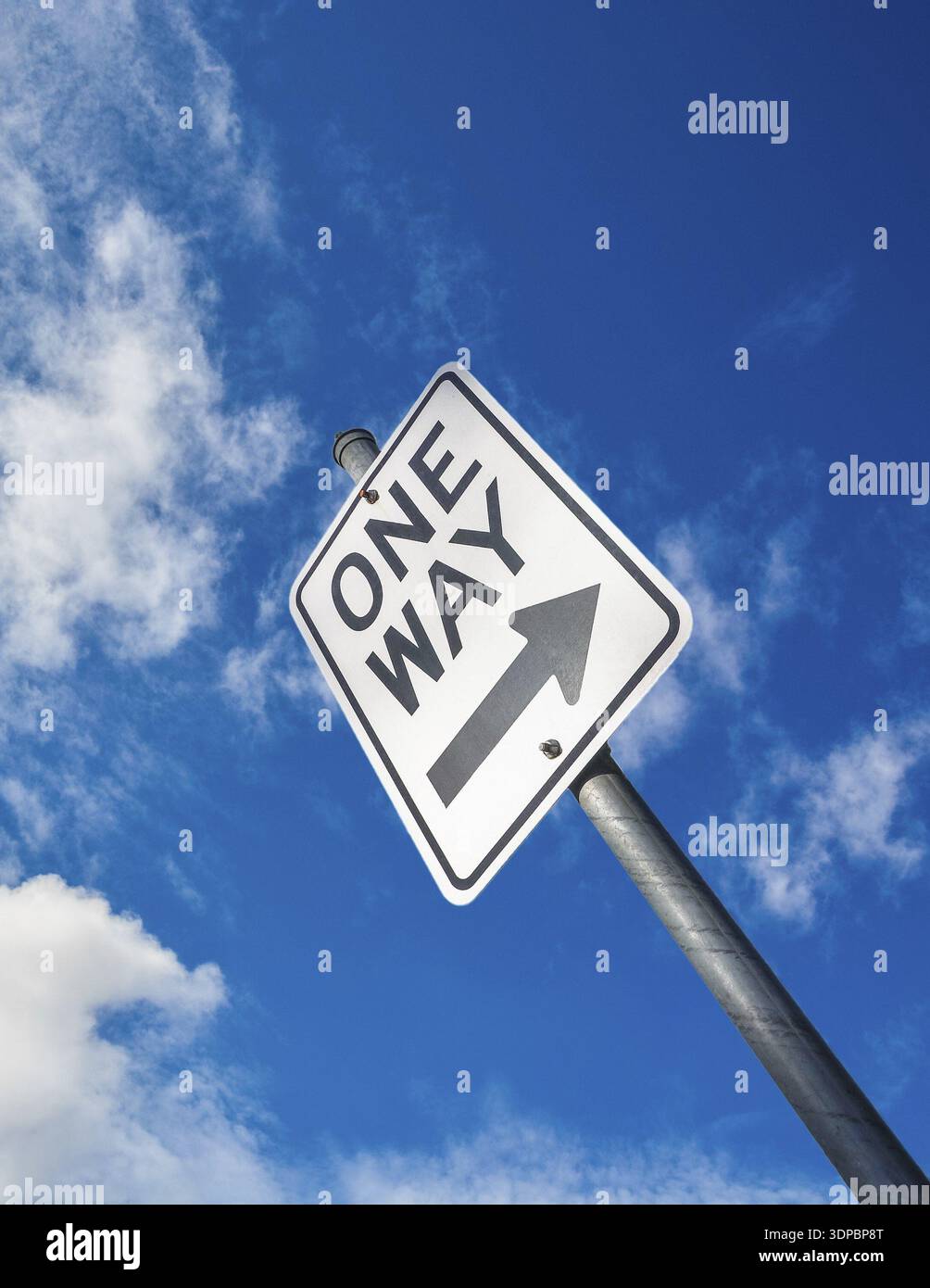 Blue street name sign on roadside hi-res stock photography and images ...