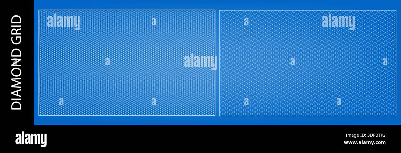 Isometric triangle grid for vector layout template, angle drawing texture. Math surface bg with 60 degree line design, cube lattice architecture Stock Vector