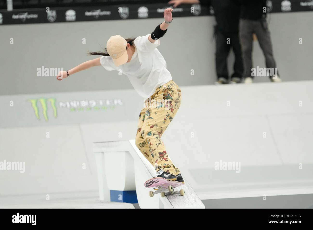 Aoi Umehara of Japan performs during the knockout rounds at the Street ...