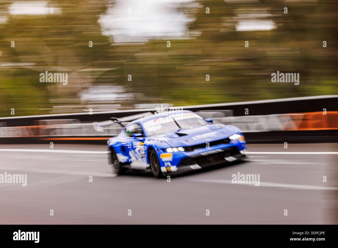 The 64 HRT Ford Racing Ford Mustang GT3 driven by Dennis Olsen ...