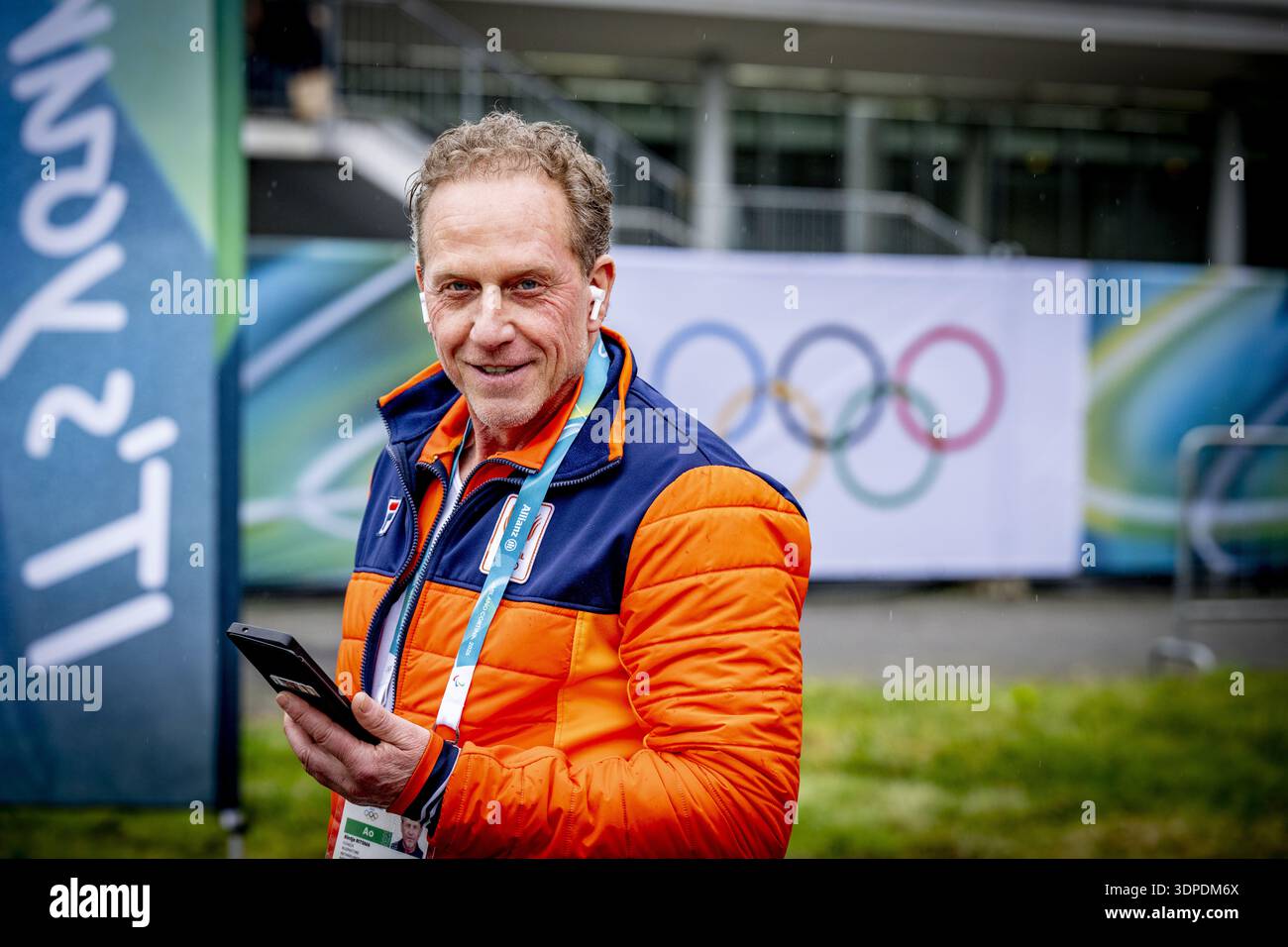 MILAN - Speed skating coach Rintje Ritsma at the 500 meters in the men ...
