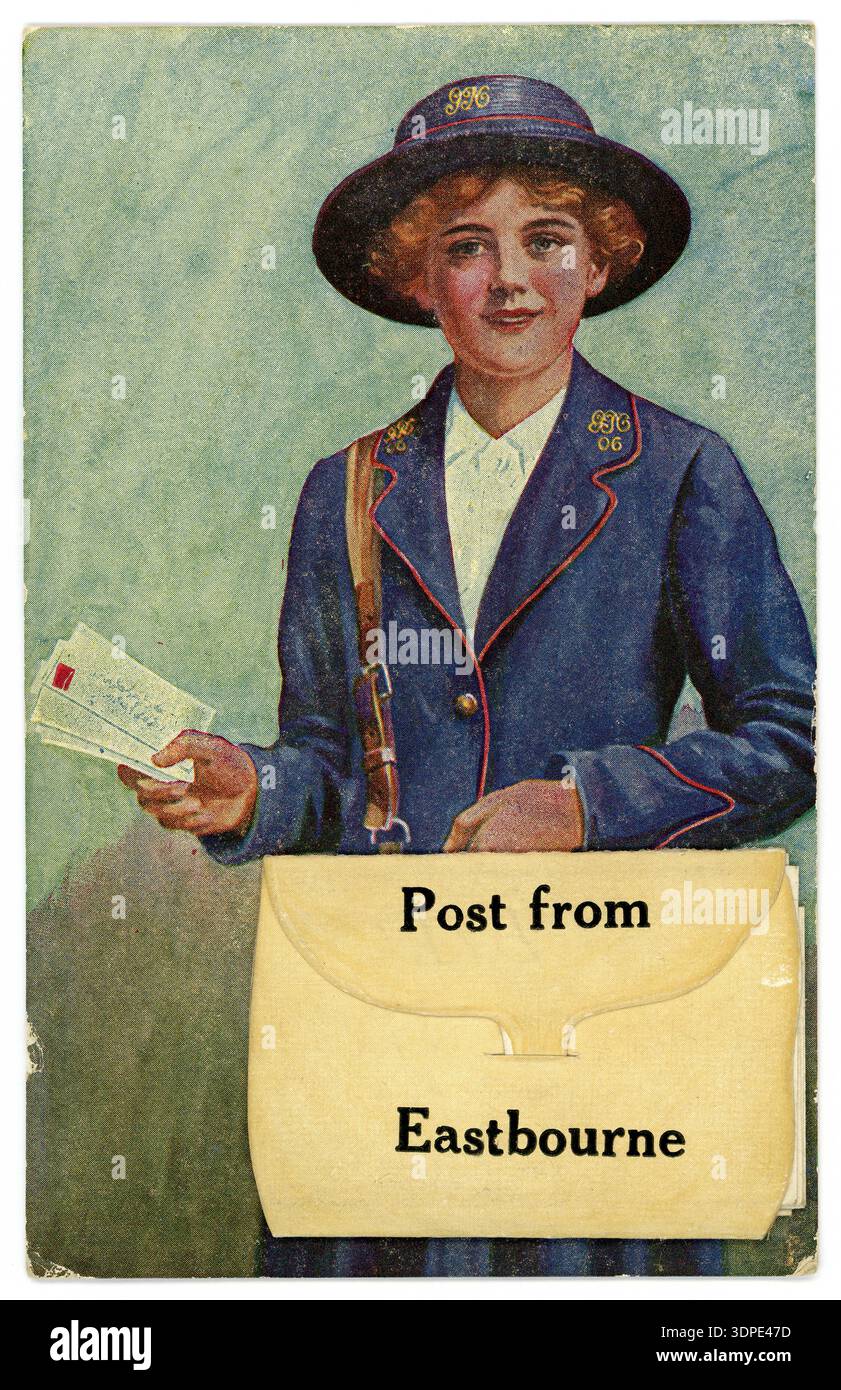 Early 1900s mail delivery hi-res stock photography and images - Alamy