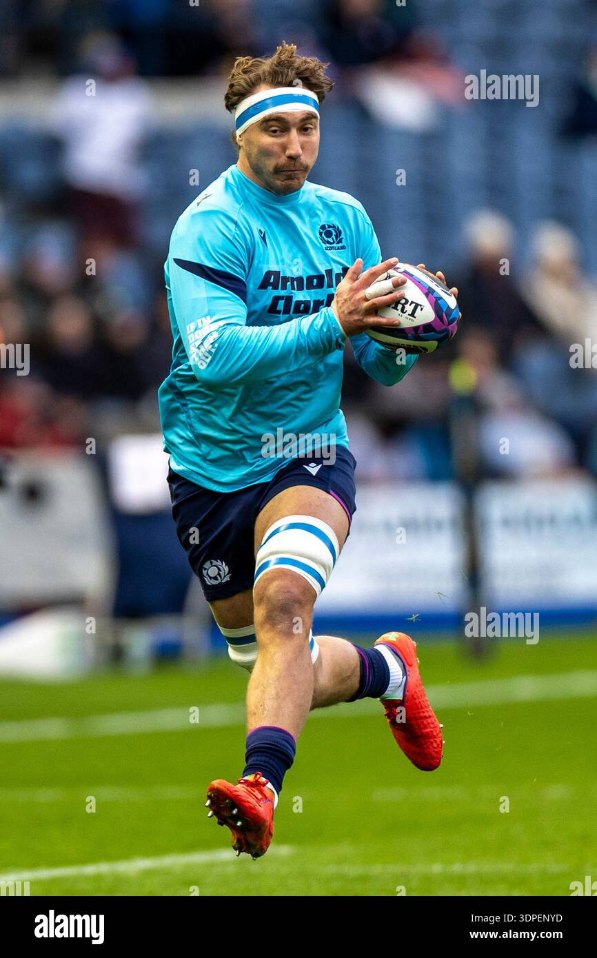 Jamie Ritchie Rugby Transparent 14th February 2026; Murrayfield Stadium, Edinburgh, Scotland: Six ...